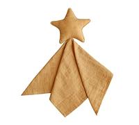 mushie Doudou en Forme de Étoiles | Idéal pour Dormir et Jouer | Peluche pour Garçons et Filles | Matériel Durable & de Haute Qualité | Fall Yellow