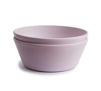 Lot de 2 bols ronds Mushie Soft Lilac - -