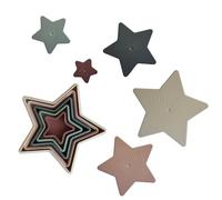 Mushie Étoiles à empiler – rose TU