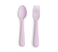 mushie Fourchette & Cuillère, Soft Lilac