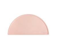 Mushie Set de table pour bébé – Silicone antidérapant sans BPA – Blush