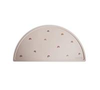 Set de table MUSHIE en silicone beige/arc en ciel TU