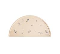 Mushie Set de Table pour Assiette | Silicone et Antidérapante | sans BPA | Accessoires pour Bébé, Jeunes Enfants Garçons et Filles | Matériel Durable & de Haute Qualité | Lilac Flowers