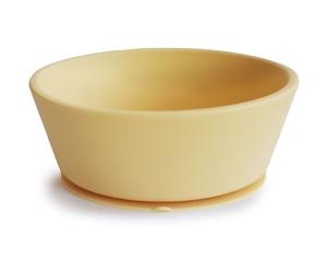 Mushie Silicone Suction Bowl bol en silicone avec ventouse Daffodil 1 pcs