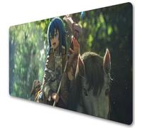 Mushoku Tensei Anime Rudeus Roxy Tapis de souris XXL Tapis de souris de jeu japonais Sylphiette Eris Boreas Greyrat Grand tapis de clavier d'ordinateur (O, 800 x 300 mm)