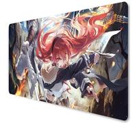 Mushoku Tensei Anime Rudeus Roxy Tapis de souris XXL Tapis de souris de jeu japonais Sylphiette Eris Boreas Greyrat Grand tapis de clavier d'ordinateur (i, 900 x 400 mm)