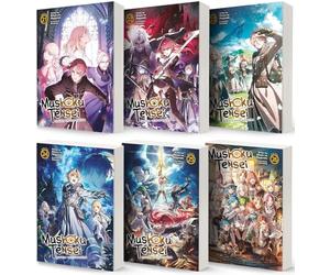 Mushoku Tensei Series. Collection Set of 6 Books, Jobless Reincarnation Light Novel Set Vol. 21-26 by Rifujin Na Magonote