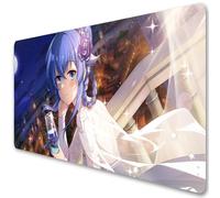 Mushoku Tensei Tapis de souris pour jeu vidéo Motif anime japonais Rudeus Sylphiette Eris Roxy Migurdia Greyrat Gris 3 mm d'épaisseur XXL Pour clavier de bureau (M, 800 x 300 mm)