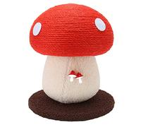 Mushroom Cat Scratch Pad | Sturdy Sisal Grinding Claws Guards Furniture | Interactive Cat Scratching Board for Play/Rest/Decor | 13.4x11.0in, Skin - Friendly