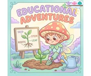 Mushroom Fairy Educational Coloring Book: A Magical Educational Journey Through Plants, Science, and Creativity That Teaching Kids About Plants and the Natural World