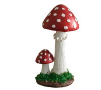 Mushroom Garden Decor - 3.54x3.15x6.8in Realistic Resin Statues, Multifunctional Home Garden Figurines | Charming Modern Room Decoration Sculptures for Indoor Outdoor Patio Yard Balcony Display