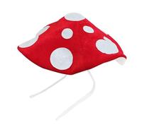 Mushroom Hat - Funny Plush Beret with Wide Brim | Cosplay Dress Up Props Headgear, Plush Costume Hat for Teens Adults Festival Decor Carnival Halloween Role Play Stage Performance Show Men Women