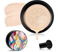 Mushroom Head Air Cushion CC Cream, BB Cream Foundation, Moisturizing Concealer, Mushroom Head Makeup,Makeup Long Lasting Matte (Natural, 10cm)