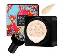 Mushroom Head Air Cushion CC Cream Foundation BB Cream,Fond de Teint,Correcteur durable maquillage nude hydratant éclaircissant Pigment CC fond de teint liquide (Ivoire)