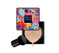 Mushroom Head Air Cushion, Foundation CC Cream Water Feeling Flawless BB Cream Oil Control Light & Smoothing Correcteur (Couleur naturelle)