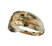 Mushroom House Cravate de sport pour homme et femme - Bandeau cravate confortable et élégant pour toutes les activités