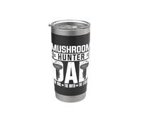 Mushroom Hunter Dad The Idol Mushroom Picker Champignon Hunter Gobelet isotherme en acier inoxydable double paroi