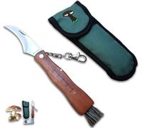 Mushroom KnifeMushroom KnifeStainless SteelCleaning Brush IncludedProtective Pouch IncludedMycological Knife