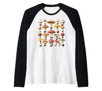 Mushroom Lover Mycology Fungi Fourrage Champignons Whisperer Manche Raglan