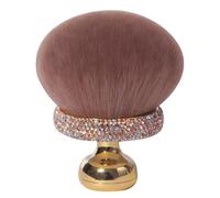 Mushroom Makeup Brush Applicator, Compact Foundation Blush Tool, Soft Dense Bristles Design, Lightweight Travel Cosmetic Brush, for Women Wife Daughter Everyday Use, 3.78 Inches