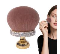 Mushroom Makeup Brush, Loose Powder Tool, Blush Concealer Applicator, Compact Design, Smooth Bristles, Ideal for Travel Accessories for Mom and Daughter, 1 Piece