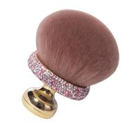 Mushroom Makeup Brush, Women and Girls Loose Powder Blush Brush, Compact Smooth Concealer Applicator, Travel Accessories for Mom and Daughter, 3.78 inches