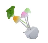 Mushroom Night Light, Couleur Changer de lampes murales Capteur LED Night Light Nightlight Night Lampe Night Lampe à plug-in Led Champignon Lampe de lit de rêve