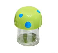 Mushroom Storage Jar 300ml Airtight Food Container(Green 300ml)