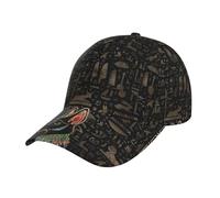 Mushroom068 Casquette égyptienne ancienne Egypte casquette de baseball Egypte chapeau de soleil casquette réglable hiéroglyphes chapeau de camionneur casquette, Égyptien 3, Taille unique