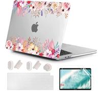 MUSHUI 4 en 1 Coque pour MacBook Air 15 Pouces M2 A2941 M3 A3114 M4 A3241, 2023-2025 Con Touch ID - Protection Coque Rigide Fine Étui Léger + Couverture de Clavier pour Mac Air 15,3", 13