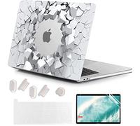 MUSHUI 4 en 1 Coque pour MacBook Pro 13 Pouces 2020 2022-2016 Modèle A2338 M1 M2 A2289 A2251 A2159 A1989 A1706 A1708, Plastique Rigide Case Étui et Protection Clavier pour Mac Pro 13.3", X89-9
