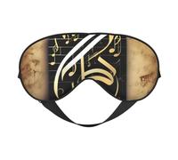 Music 1 Print Masque pour les yeux confortable Couverture complète Léger Hommes Femmes Outdoor Voyage Relaxation