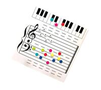 Music Board For Kid Student Avec Des Surfaces D'écriture Lisses Des Caractéristiques Magnétiques Effaçait Note Musique En Lecture Tableau Blanc