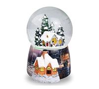 Music Box Crystal Ball Music Box Crystal Ball Night Light Birthday Gift Creative Snow House Decoration Wood Musical Box