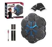 Music Boxing 3 Modes Interactif Appareil D'Entraînement Mural | Avec Lumières Colorées Et Compteur LED Machine De Boxe Musicale Pour Adultes Pour Hommes et Femmes, Entraînement Fitness,
