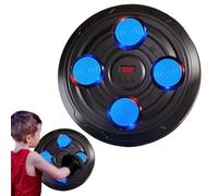 Music Boxing Machine - ABS Sponge Electronic Components 28x28x5cm | Smart Wall Mounted Intelligent Boxings Trainer, Punching Pad Training Equipment | For Boxings Punching Reaction Fitness Home Workout