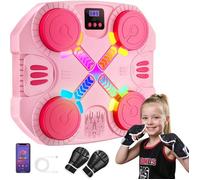 Music Boxing Machine Enfant Bluetooth LED Écran Numérique Comptage, Machine De Boxe Intelligente Musicale, Punching Ball De Boxe