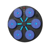 Music Boxing Machine,Entraîneur Électronique 8 Modes - avec Lumière RGB, Appareil de Frappe Musicale Murale pour Adultes - pour Adultes à la Maison au Bureau ou en Salle de Sport