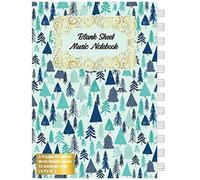 Music Composition Notebook: Blank Sheet Music Notebook For Kids/Music Manuscript Paper / Staff Paper / Musicians Notebook [ Book Bound (Perfect Binding) * 12 Stave * 120 Pages * Large * ] (Composition