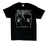 Music Concord Jazz Robert Johnson King of The Delta Road Blues Unisex 100% Cotton Short-Sleeve T-Shirts Black XXXL