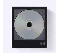 Music Decorative Photo Frame, 5.1 Bluetooth CD Player, Instant Disk Audio, LED Display, 3.5mm Stereo Headphone Output, for Home/Corridor/Office/Wall Decor(Black)