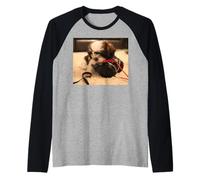 Music Dog Lover - Love at First Bite Manche Raglan
