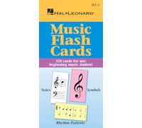 Music flash cards - set a piano