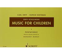 Music for Children Vol. 1 - Pentatonic - Orff-Schulwerk - voix, flûte à bec et batterie - Partition vocale/chorale et instrumentale - ED 4865
