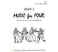 Music for Four, Volume 2 - Baroque, Classical & Romantic Favorites SET of 4 PARTS (for String Quartet - 2 Violins, Viola, Cello)