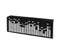 Music For Spectrum Lampe LED RGB pour kit de bricolage Son Réactif Contrôle du volume Indicateur de niveau Alimenté par USB pour Salon Chambre (Blanc)