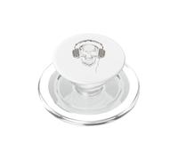 Music Forever Skull with Headphones PopSockets PopGrip pour MagSafe