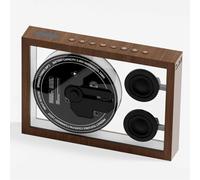 Music Frame CD Player with Speakers, CD Players for Home, Bluetooth 5.3 CD Player, with Remote Control/3 Lighting, Support USB/TF/LED Screen, Rechargeable, for Home/Corridor/Wall Decor(Brown)