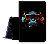 Music Gorilla - Étui pour iPad 9e/8e/7e génération 10,2" version 2021/2020/2019, étui pliable en cuir synthétique résistant aux chocs avec fonction veille/réveil automatique pour iPad 10,2"