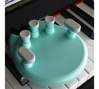 Music Hand Exerciser - Ergonomic Grip Trainer for Keyboard | Silicone Pads with Adjustable Tension, Finger Strength Builder, Portable Practice Device for Guitar School Lessons